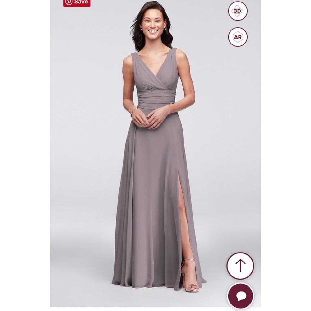 David’s Bridal Bridesmaid dress-Portobello NWT